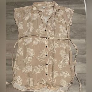 American Eagle safari t-shirt dress